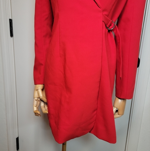 Abercrombie & Fitch Red Blazer Dress Size XS - Picture 3 of 12